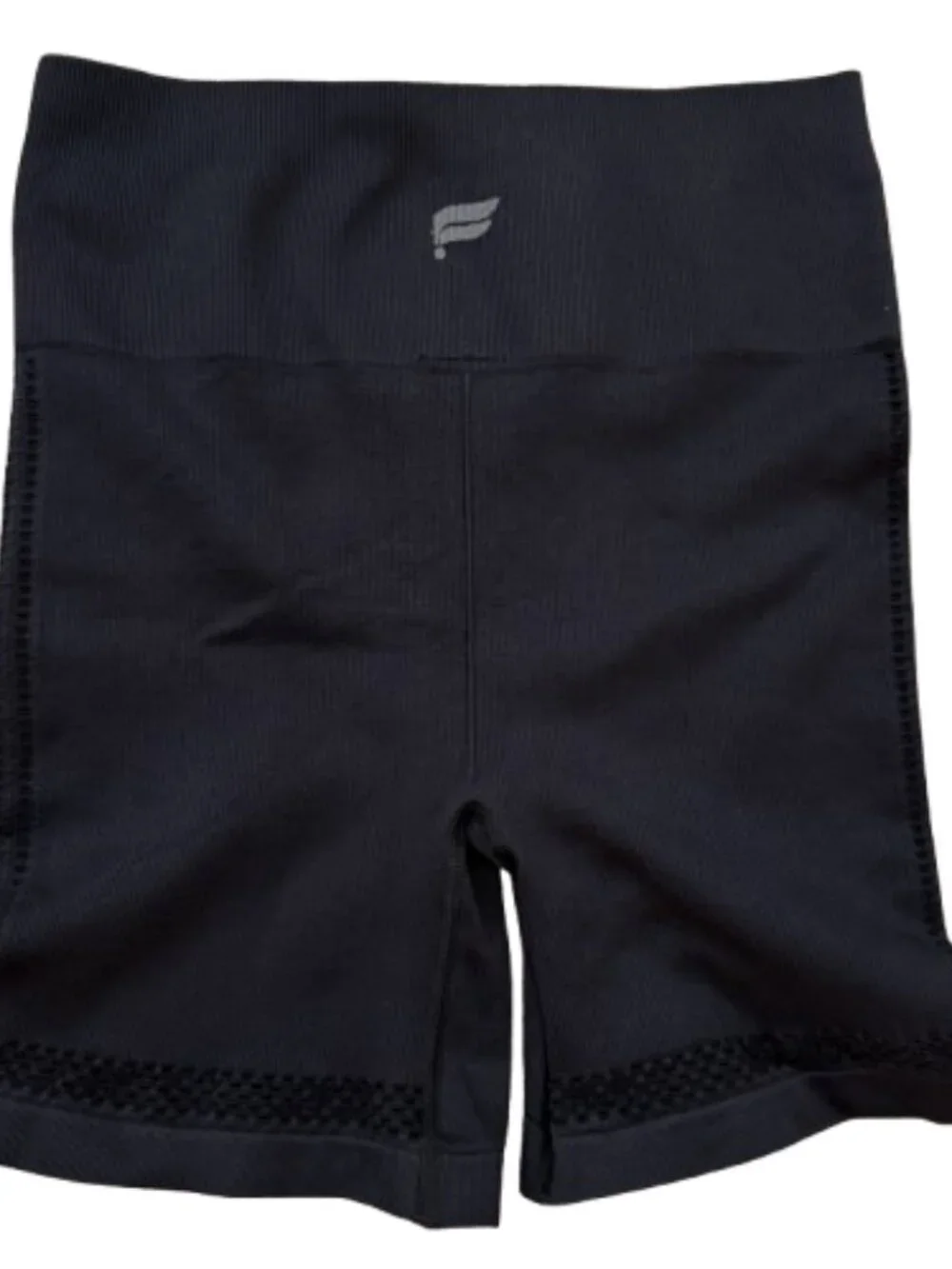 Fabletics Women Ribbed High-Waisted Shorts Gym Training Athleisure small NWOT - Picture 2 of 6